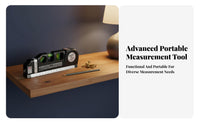 Attractive Base Multipurpose Level Compact Design Cross Line Level Accurate Measurement for DIY Enthusiasts, Construction Workers