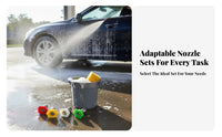 Color Coded 1/4 Inch Quick Connect Nozzle Quick Connect Nozzle Tip Rustproof for Car Washing, Siding Cleaning