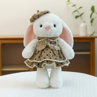Hat Bunny Doll Birthday Gift Stuffed Hare Toy Soft and Cuddly Bunny Stuffed Animal for Playful Moments