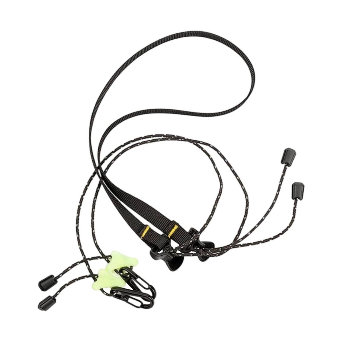 Woven Adjustable Strap Black Strap Material Strap Narrow Carrying Gear Extended