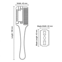 Professional Texturizing Comb for Barbers Self Haircut, Hair Thinning Cutting Fringe Tool for Home Salon Styling