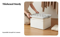 Plastic Storage Box Multipurpose Plastic Storage Bin Sturdy Construction