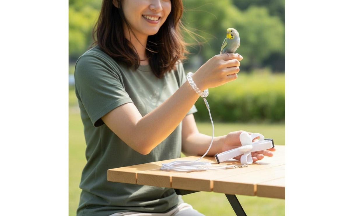 Parrot Leash Lightweight Adjustable Bird Comfortable Adjustable Bird Training for Outdoor, Travel
