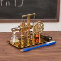 Thermal Engine Model Educational Engine Generator Model Scientific Demonstration for Teachers, Classroom, Home Study