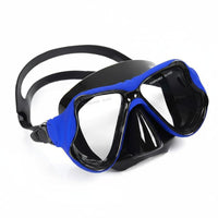 Frosted Finish Tempered Glass Dive Mask Myopia Lens Ready Silicone Snorkel Mask Comfortable Seal Water Sports Gear Anti-Fog for Adults, Diving, Snorkeling
