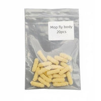 Mop Fly Body Material Bright Colors Soft Worm Fly Tying Material Realistic Imitation for Anglers