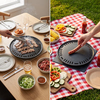 Portable Smokeless Indoor Outdoor BBQ Grill for Tea Ceremony and Roasting