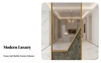 Light Luxury Design Freestanding Art Panel semi-transparent Glass Room separater Artistic Wave Pattern Home Furniture Stable Base for Homeowners, Business Owners, fromice Workers, Entryway, Open-Plan Space, Bedroom, Shared Apartment