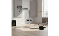 Rigid Z-Shaped Mount Rod Metal Z-Arm High-Quality Drum Rod with Clamp Sturdy for Percussionists