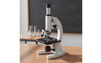 Experimental Microscope Set Learning Use Science Tool Crisp Lens for Classroom