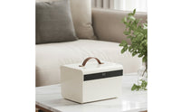 Lockable File Box with Lock Portable File Organizer Box Secure Compact for Home Office