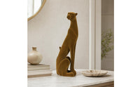 Statue Flocked Sculpture Matte Wildlife Art for Bookshelf, Beverage Cabinet