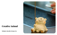 Cartoon Figurine Aromatic Stick Holder Burner Distinctive Gift Cute Creature Statue Aromatic Stick Holder Stand Cute Creature