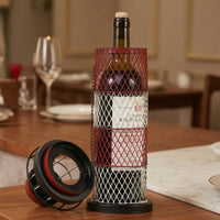 Lighthouse Vino Rack Iron Lighthouse Bottle Holder Decorative Vino Bottle Holder for Collectors, Home Bar