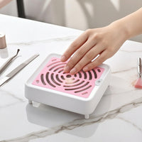 Nail Dust Collector Mini Desktop Nail Dust Collector Manicure Tool Strong Suction Appliance High-Powered for Manicurists