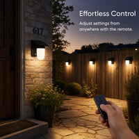 Solar-Powered Outdoor Wall Light for Garden and Villa Decoration