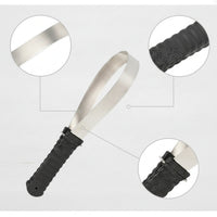 Foldable Horse Sweat Scraper Flexible Shedding Blade Handheld Shedding Blade with Loop Lightweight for Post-Ride Cleanup
