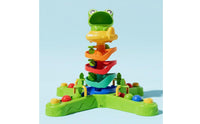 Frog Track Toy Interactive Play Rotating Ball Track Game Early Learning for Young Children
