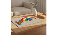 Fine Movement Skills Wooden Chopstick Training Toy Early Math Child-Led Counting Toy Number Recognition Coordination Game Quantity Learning for Preschoolers, Kids, Toddlers, Kindergarten, Classroom