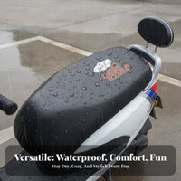 Seat Cover Sun-Resistant Water Resistant Electric Cycle Saddle Cover Protection Motorcycle Seat Protector for Everyday Biker S, DIY Enthusiasts