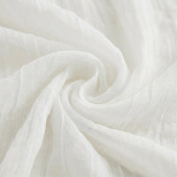 Long Wrinkled Tablecloth Light Luxury Design Transparent Table Runner Soft Material Gauze Table Runner for Brides, Party Hosts, Holiday Celebration