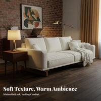 Tofu Block Sofa Removable and cleanable Cover Living Room Furniture Wabi-Sabi Aesthetic configurable Couch for Homeowners, Adults, Apartment, Reception Hall