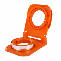 Sandwich Cutter with Sealer Stainless Steel Sandwich Cutter and Sealer Tool Easy to Use Spring-Assisted for Parents