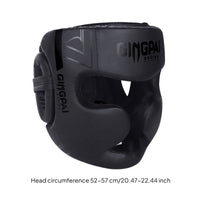 Nose Bridge Protection Full Face Boxing Helmet Padded Design Sparring Helmet with Face Guard Soft Padding Boxing Headgear Adjustable Fit for Training