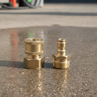 Pressure Washer Fitting Threaded Quick Connector Quick Connect and Disconnect Coupler for Car Vehicle Cleaners