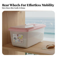 Moisture-Proof Rice Storage Bin Flip-Top Lid Rice Storage Container Airtight Seal for Pantry