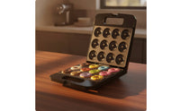 Donut Maker with 12 Holes 1400W Donut Maker Countertop Appliance for Breakfast, Kitchen