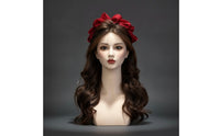Mannequin Head with Shoulders Skin-Toned-Toned Female Mannequin Head Pre-Madeup for Cosplayers, Jewelers, Retail Stores