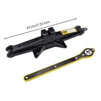 Labor-Saving Ratchet Lifting Device Stable Wide Base Lifting Device Non-Slip Saddle for Roadside Emergency, Garage