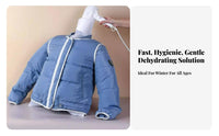 Quick Dry Hair Dryer Clothes Drying Bag Space-Saving Inflatable Clothes Drying Bag Fluffs Garments for Travelers, Home, Hotel, Business Trip