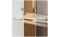 Glossy Vanity Tray Rectangular Valet Tray Compact Tabletop Organizer Slim for Entryway, Dresser, Countertop