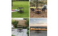 Lightweight Camping Table with Cup Holders Compact Folding Table with Cup Holders Stable Furniture Heavy-Duty for Campers