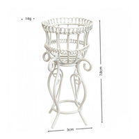 Miniature Flower rack Freestanding Dollhouse Plant Stand Miniature Display Rack for Hobbyists