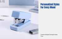 Mini Stapler Set, Small Office Stapler with Staples, Student Stationery Kit, Gradient Colors