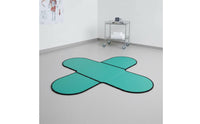 Lightweight Petal Exercise Mat Easy to Clean Folding Exercise Mat