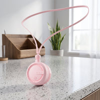 USB Rechargeable Foldable Neck Fan 3-Speed Hanging Neck Fan Lightweight Small for Travel