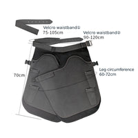 Hoof Nail Apron Guarding Hoof Trimming Apron Heavy-Duty Farrier Leg Guards for Farriers