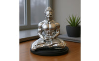 Muscular Buddha Statue Resin Seated Buddha Statue Desktop Ornament