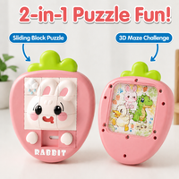 Creature Sliding Puzzle Toy, Educational Kids Puzzle Toy for 3-14 Year Olds, Portable Brain Teaser Learning Game