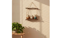 Owl Wall Decor Textured Wall Hanging with Owls Artisan-Made for Entryway