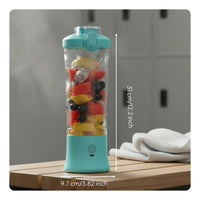 Portable Blender Large Capacity 600ml Electric Juicer Cup Easy-opening Portable Blender Cup for Fitness Enthusiasts