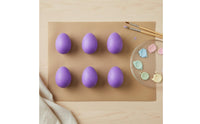 6 Pieces Easter Decoration Set Foam Eggs Ornament Craft Supply Soft Texture Lightweight Material Suitable for Holiday Party Home Office Display