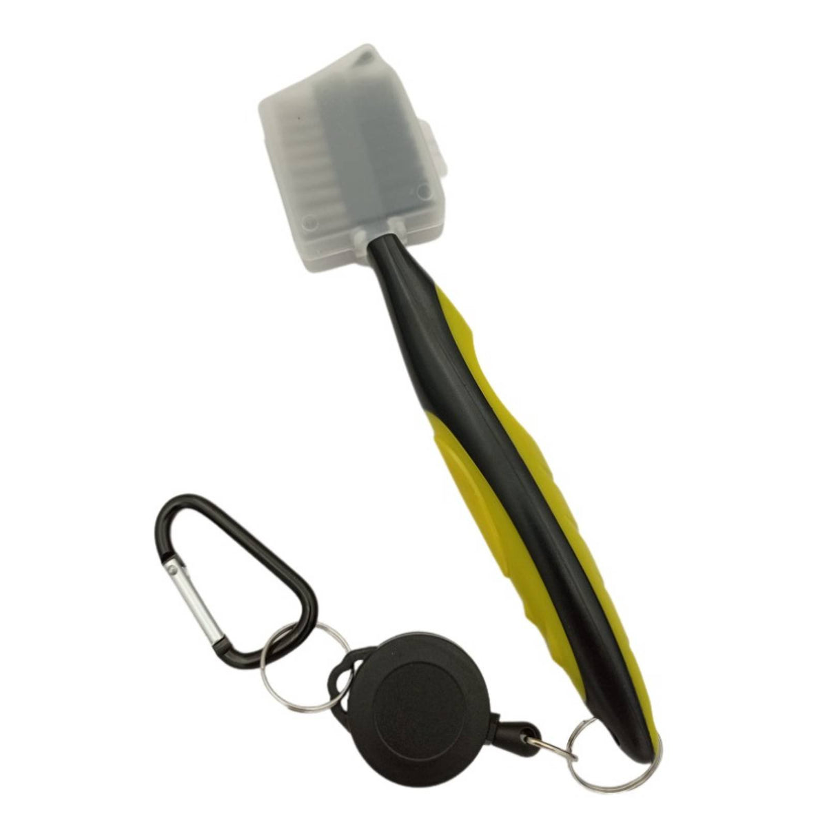 Carabiner Clip Golf Club Cleaning Brush Ergonomic Handle Golf Club Brush Safeguarding Head Cover for Golfers, Fathers, Driving Range