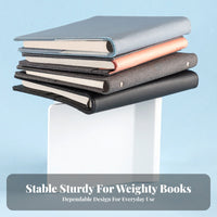 Foldable Expandable Bookend Portable Book Stand Space-Saving Desktop Organizer Sturdy for Students, Office Workers, educators, Study Room, School, book holder, Library