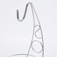 Fruit Bowl with Banana Hanger for Kitchen Countertop, Metal Wire Basket with Perforated Design for Air Circulation