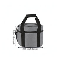 Camping Cookware Storage Bag with Pocket Waterproof Camp Cookware Bag Zippered Camp Kitchen Organizer Portable for Picnic